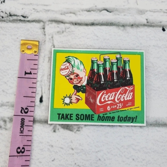 1991 Coca Cola Sprite Boy Andy Rooney Magnet 90s Vintage Collectible 50 - Picture 4 of 4